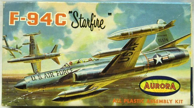 Aurora 1/82 F-94C Starfire, 495-50 plastic model kit
